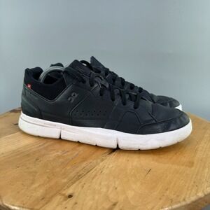On The Roger Clubhouse Mens Size 10 Shoes Black White Tennis Sneakers Advantage
